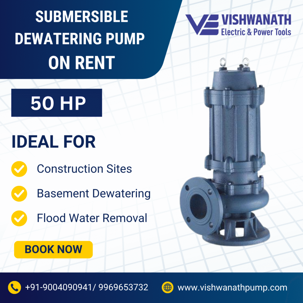 50HP Dewatering pump for rent
